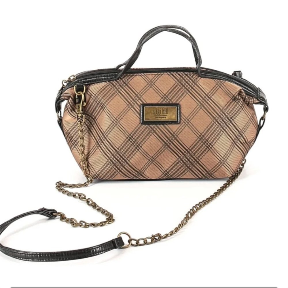 Gigi Hill Plaid Crossbody Purse